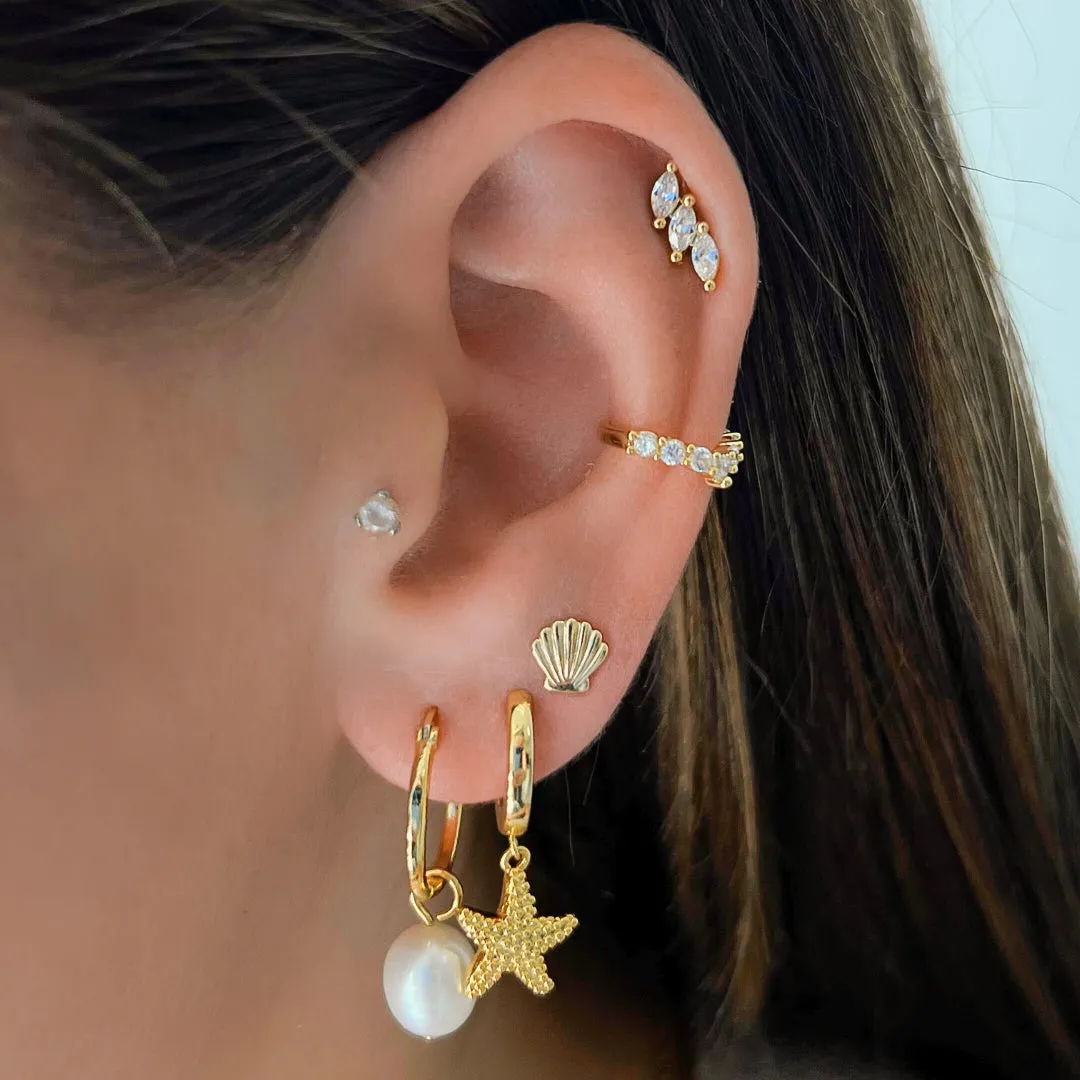 Seashell Earrings (VIP) sold by Evry Jewels product image thumbnail 2