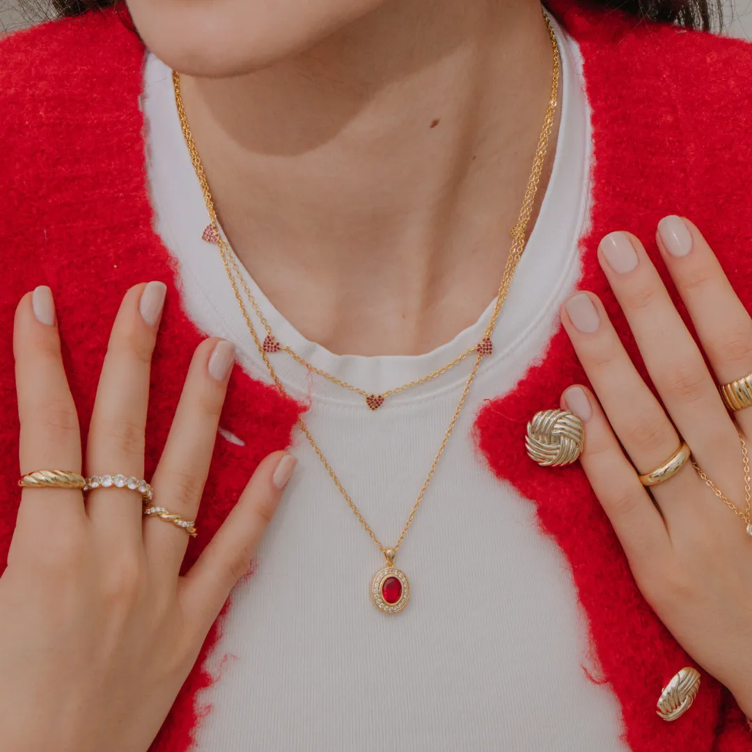 Full Of Love Necklace (VIP) sold by Evry Jewels product image thumbnail 2