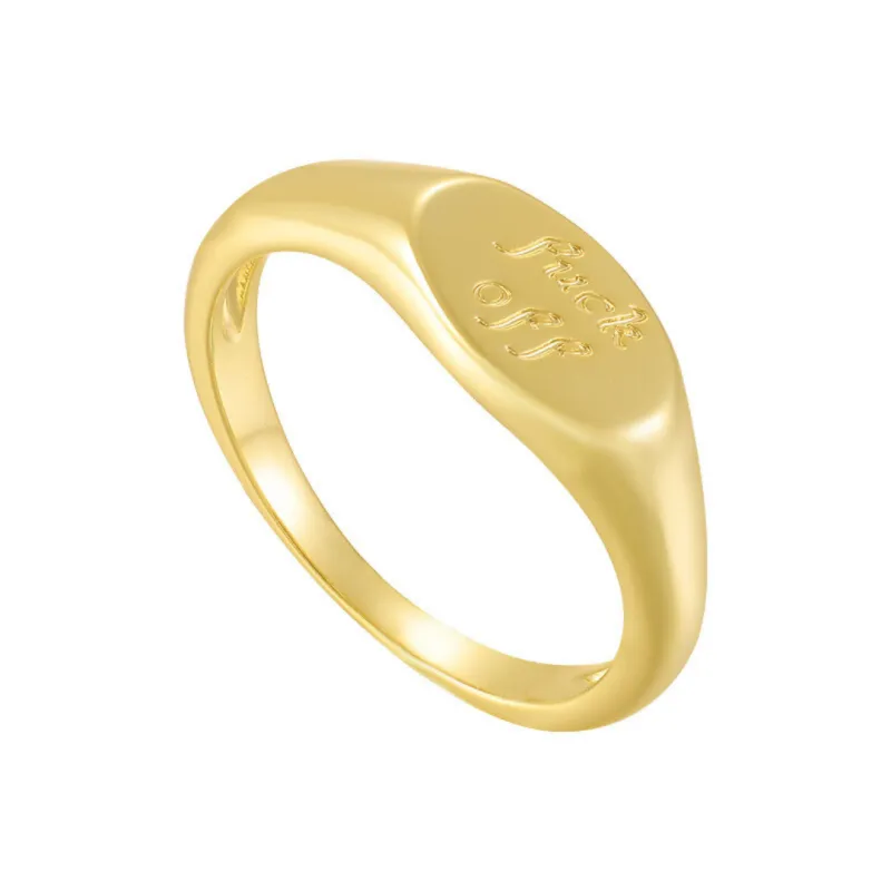 Leave Me Alone Ring (VIP) sold by Evry Jewels