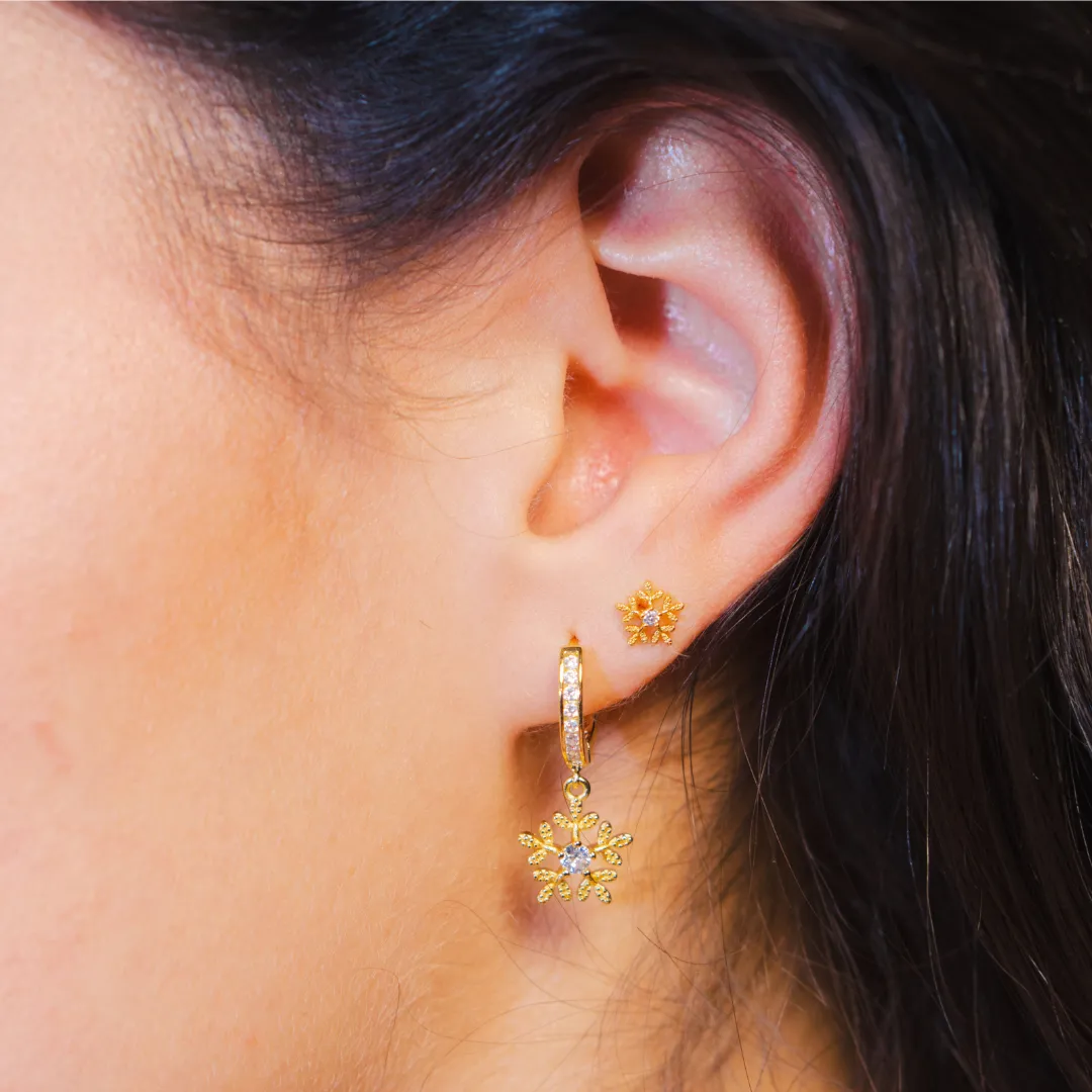 Snowflake Earrings (VIP) sold by Evry Jewels product image thumbnail 2