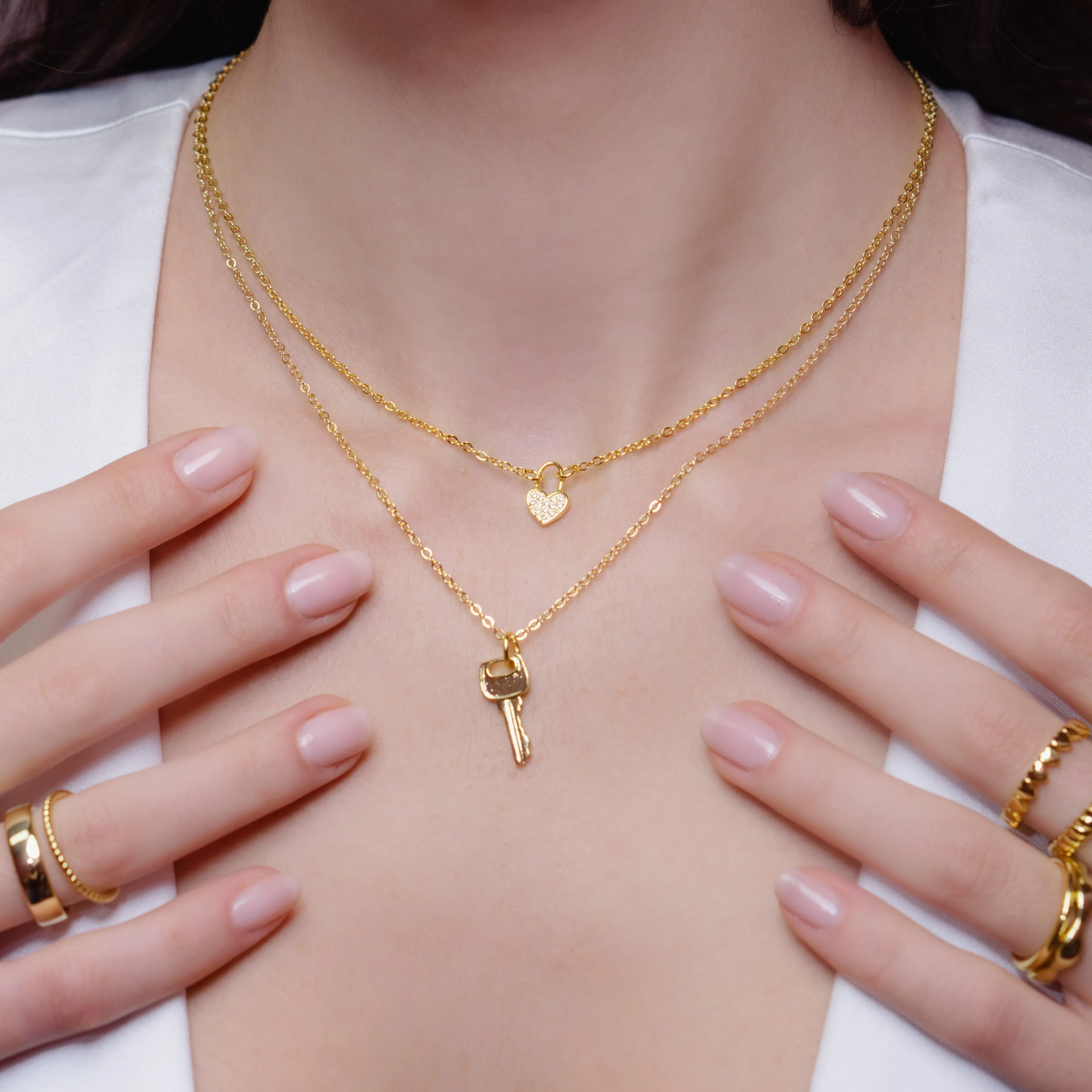 Key To My Heart Necklace (VIP) sold by Evry Jewels product image thumbnail 3