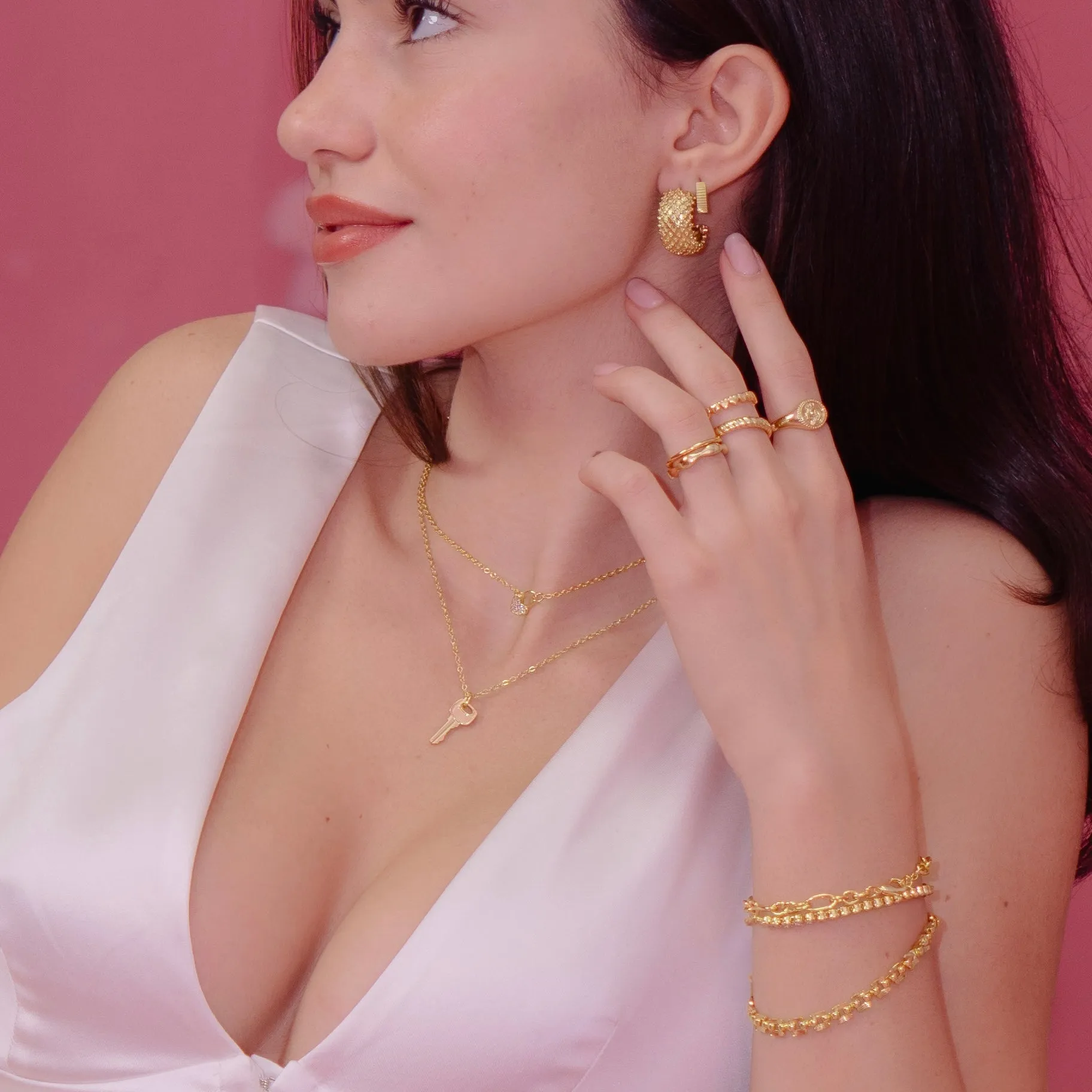 Key To My Heart Necklace (VIP) sold by Evry Jewels product image thumbnail 4