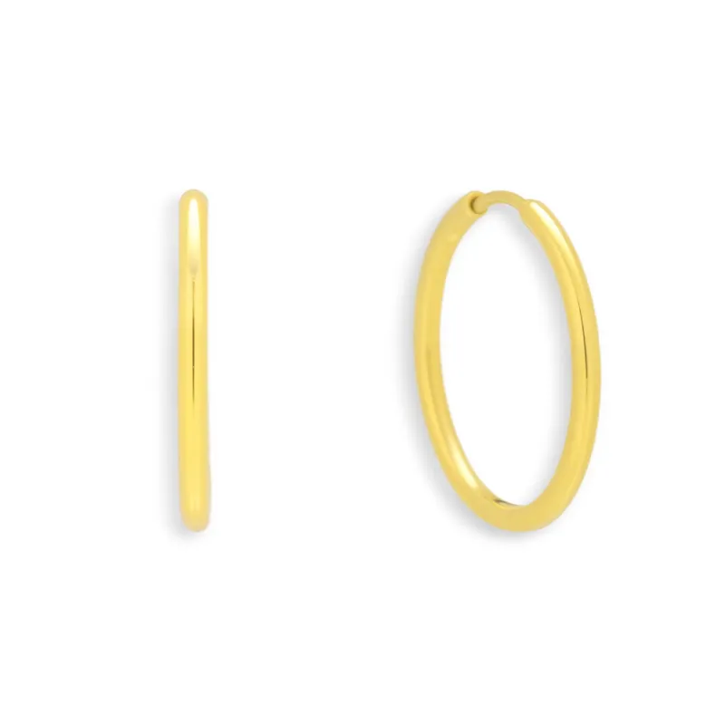Thin Evryday Hoop Earrings sold by Evry Jewels