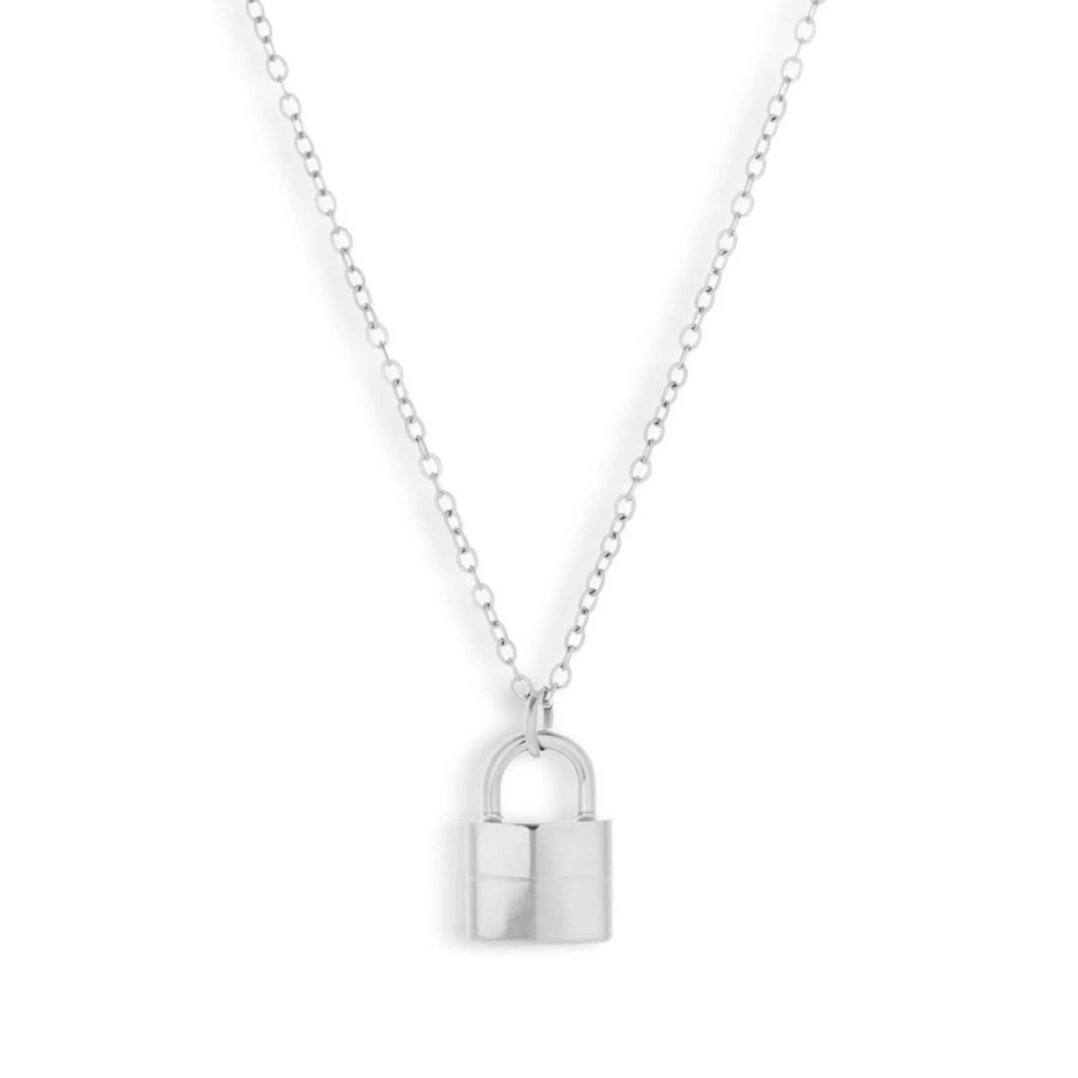 Lock Pendant Necklace sold by Evry Jewels product image thumbnail 2