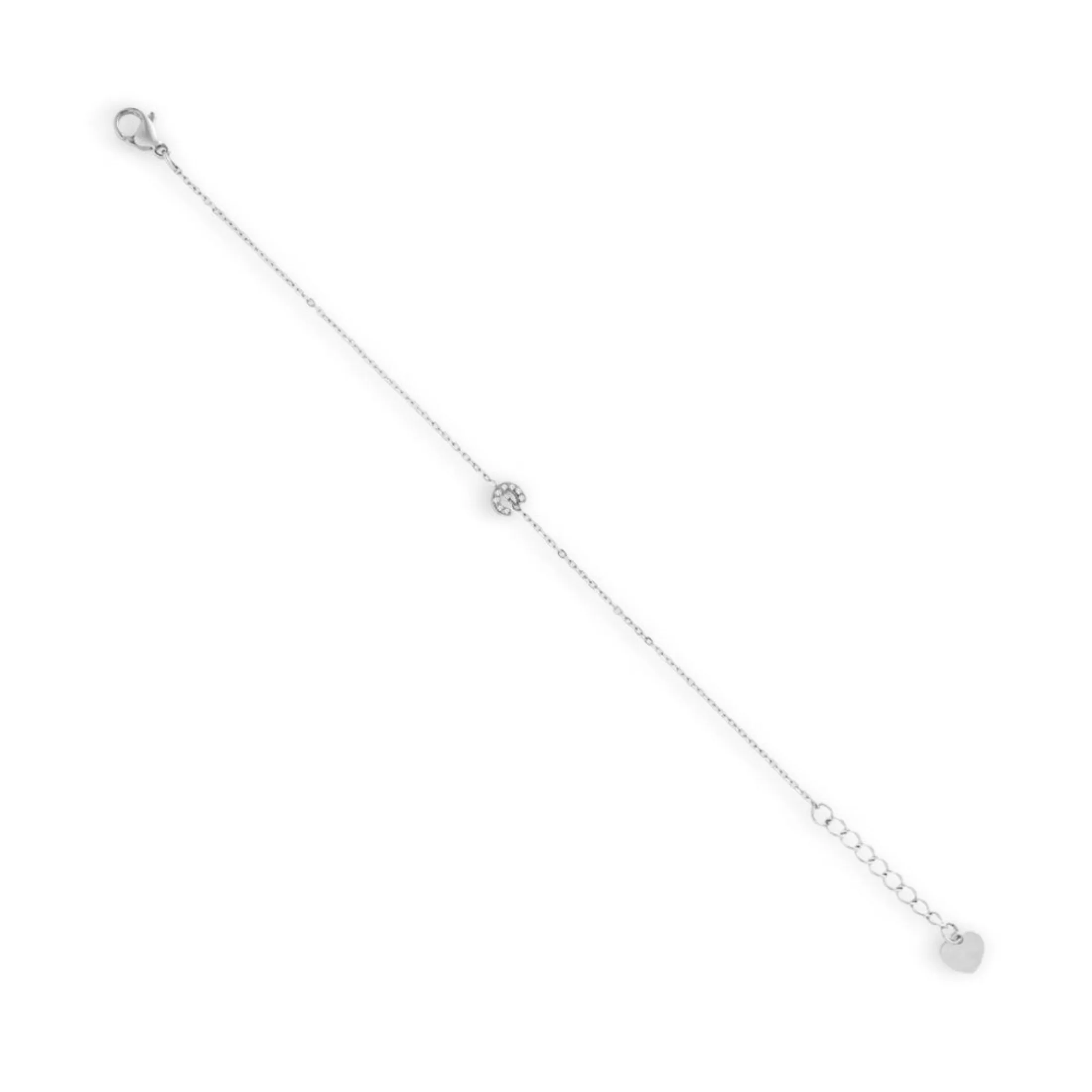 Crystal C Initial Bracelet sold by Evry Jewels product image thumbnail 3