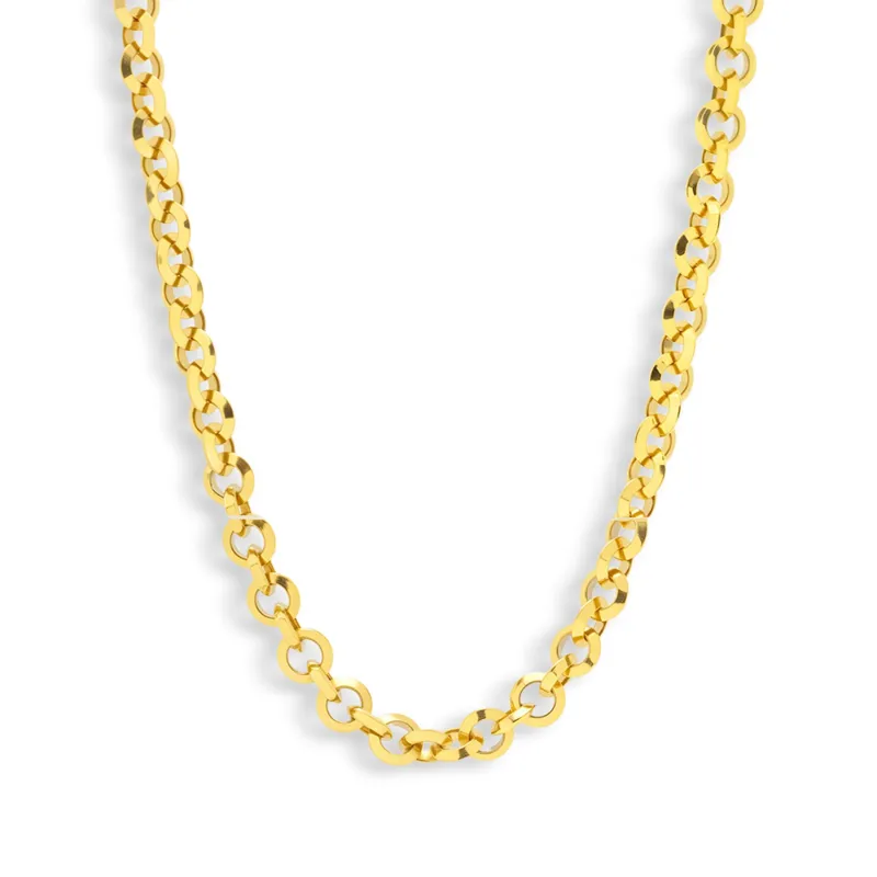 Chunky Round Link Chain Necklace sold by Evry Jewels