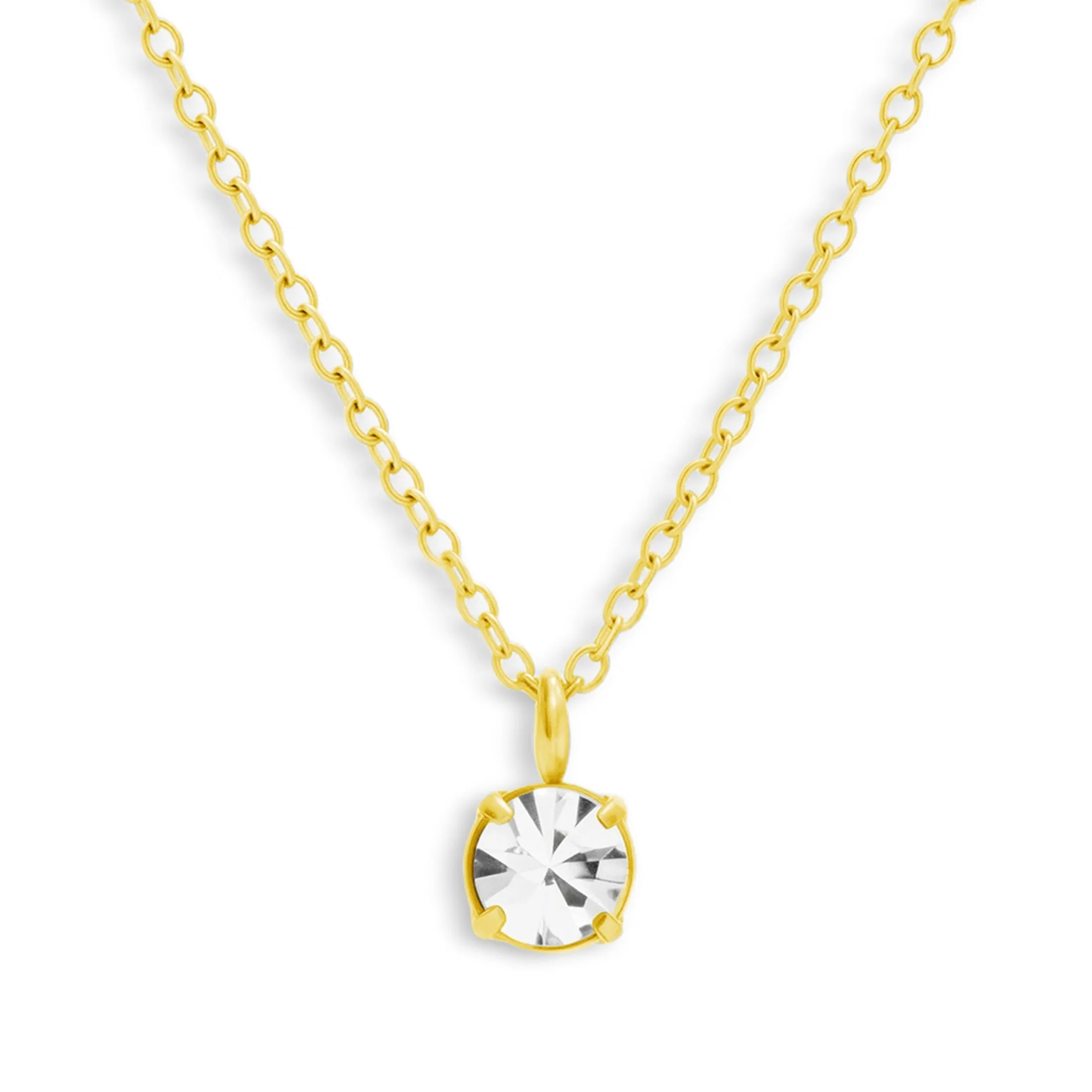 Solitaire Crystal Necklace sold by Evry Jewels product image thumbnail 2
