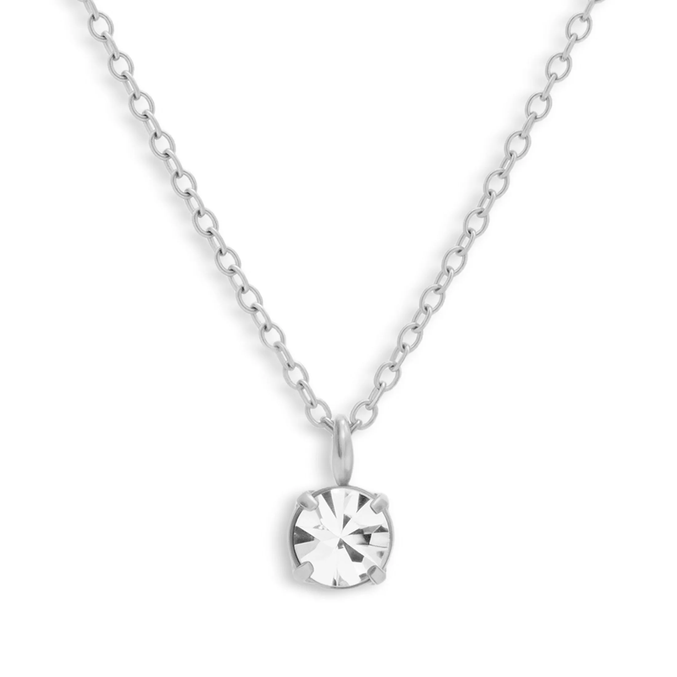 Solitaire Crystal Necklace sold by Evry Jewels product image thumbnail 3
