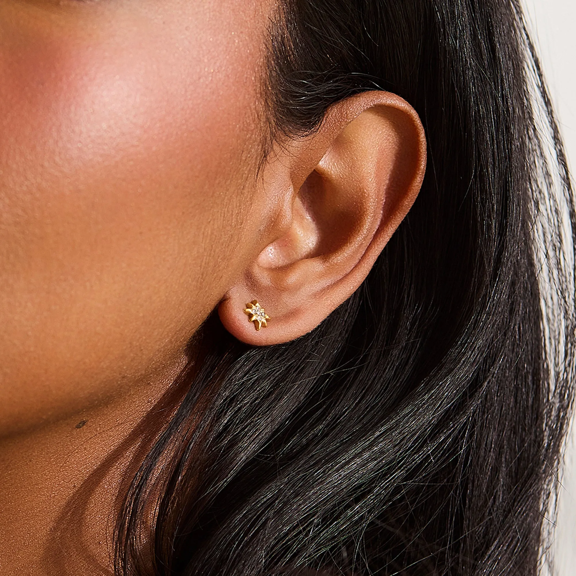 North Star Crystal Studs sold by Evry Jewels product image thumbnail 2