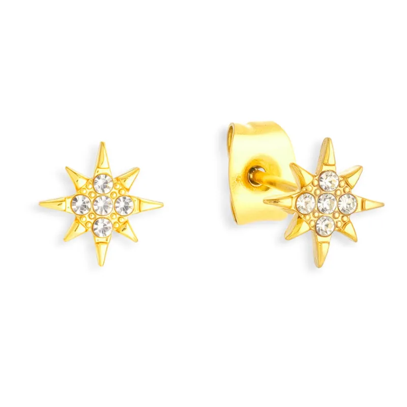 North Star Crystal Studs sold by Evry Jewels
