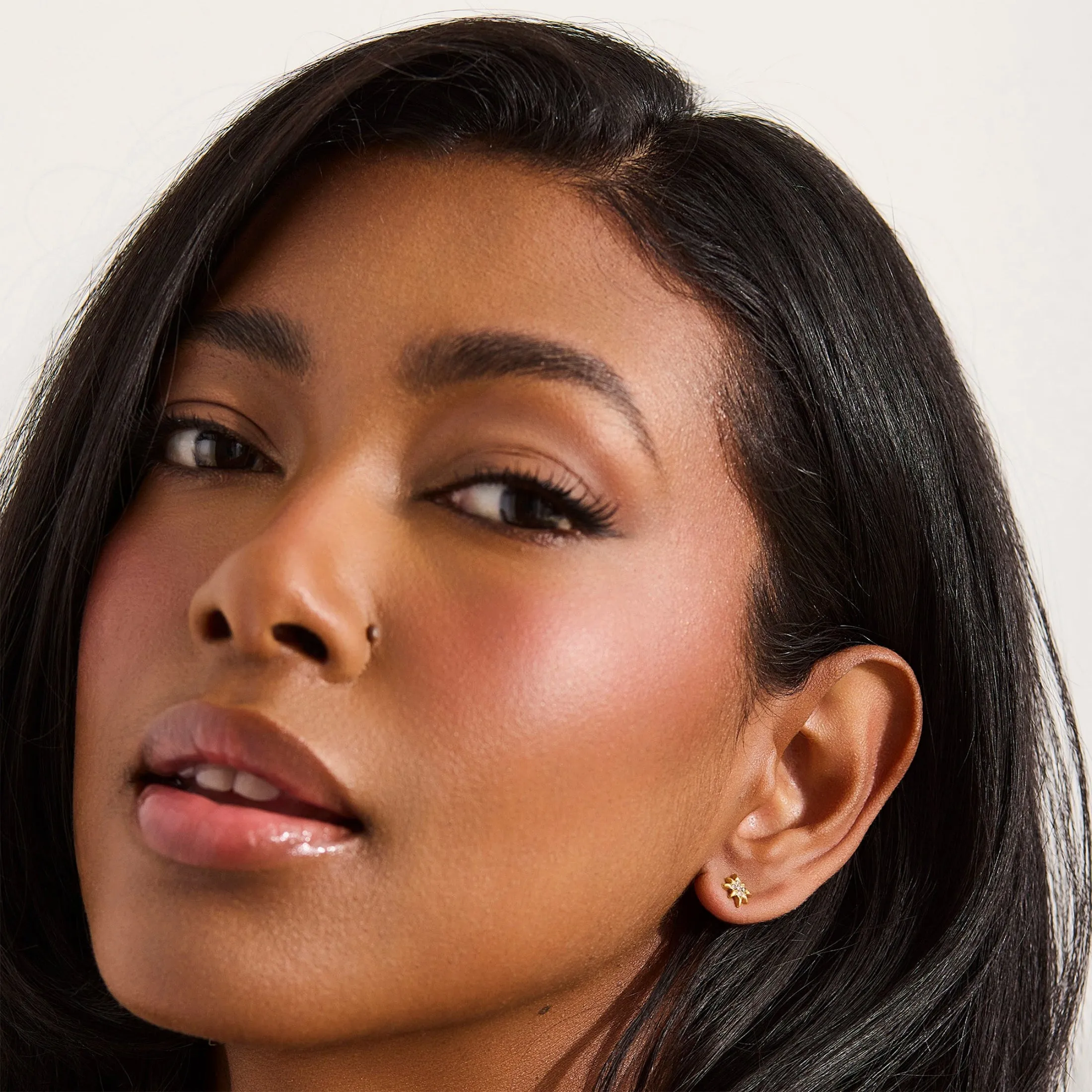 North Star Crystal Studs sold by Evry Jewels product image thumbnail 3