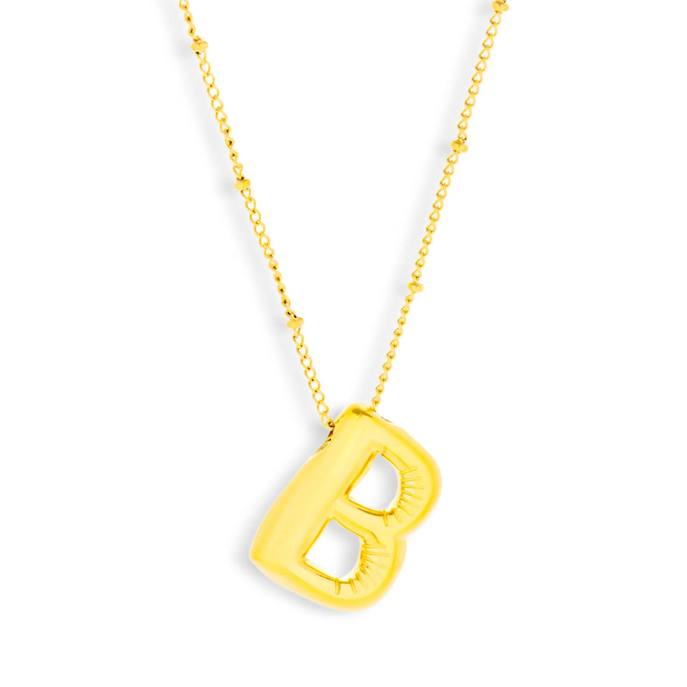 Starburst Initial Necklace sold by Evry Jewels product image thumbnail 3