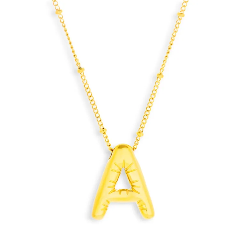 Starburst Initial Necklace sold by Evry Jewels