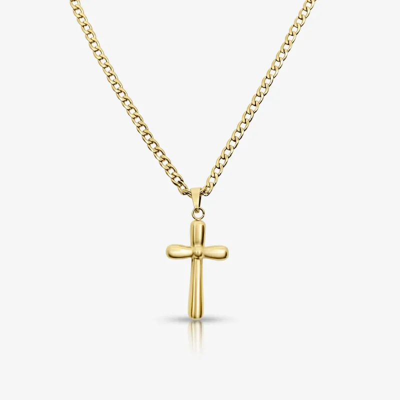 Pure and Simple Cross Necklace sold by Evry Jewels