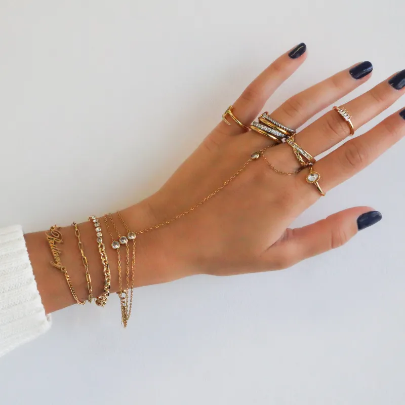 Audrey Hand Chain sold by Evry Jewels