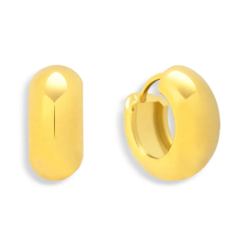 Chunky Mini Hoop Earrings sold by Evry Jewels