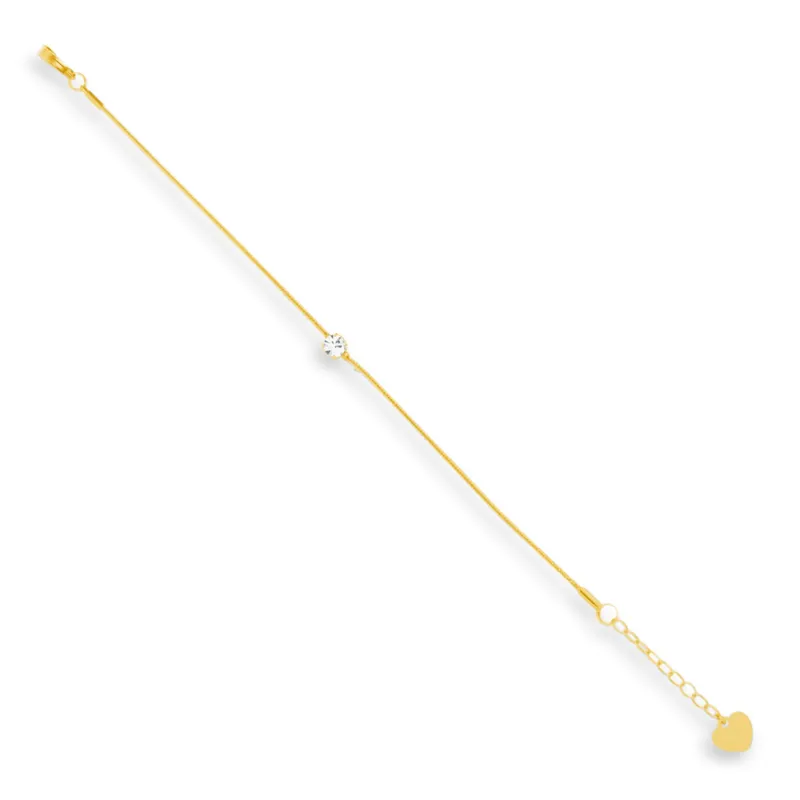 Dainty Crystal Charm Bracelet sold by Evry Jewels