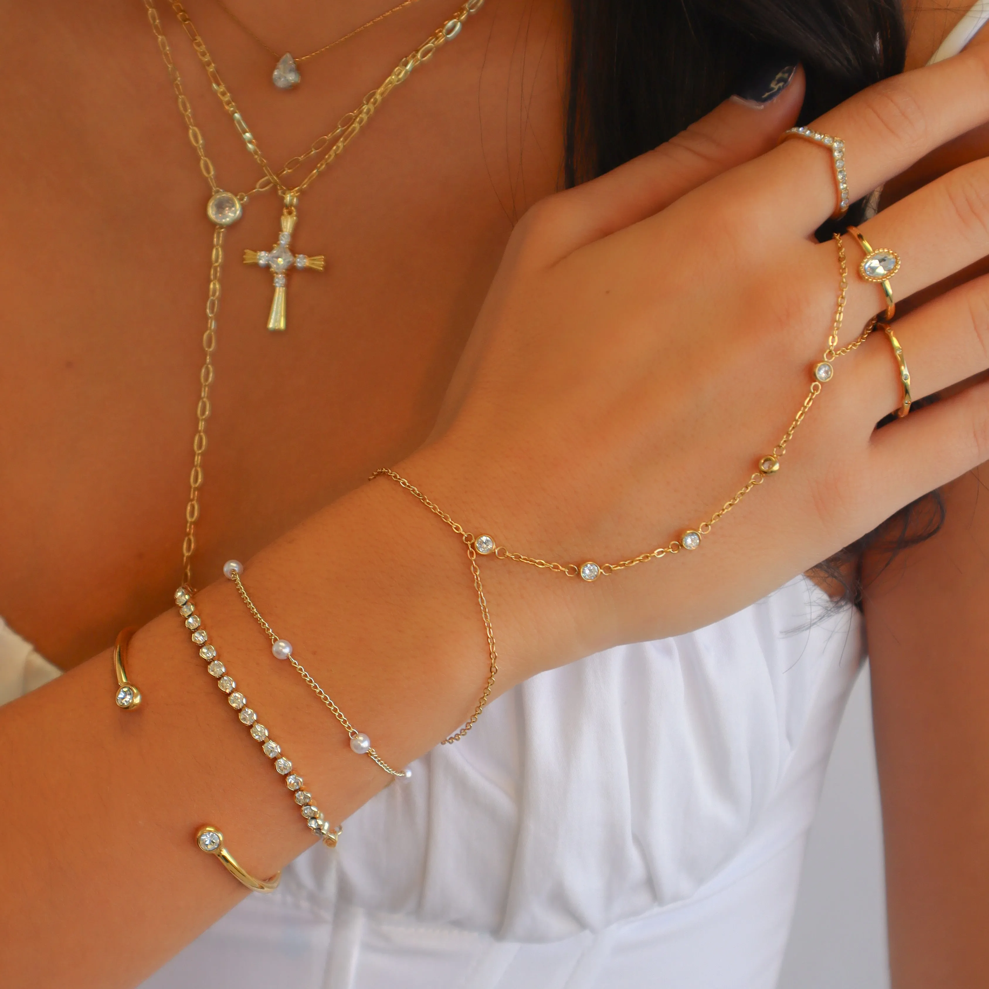 High-Shine Tennis Bracelet sold by Evry Jewels product image thumbnail 2