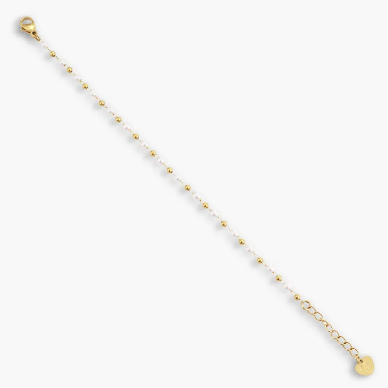 Pearl Tone Bracelet sold by Evry Jewels