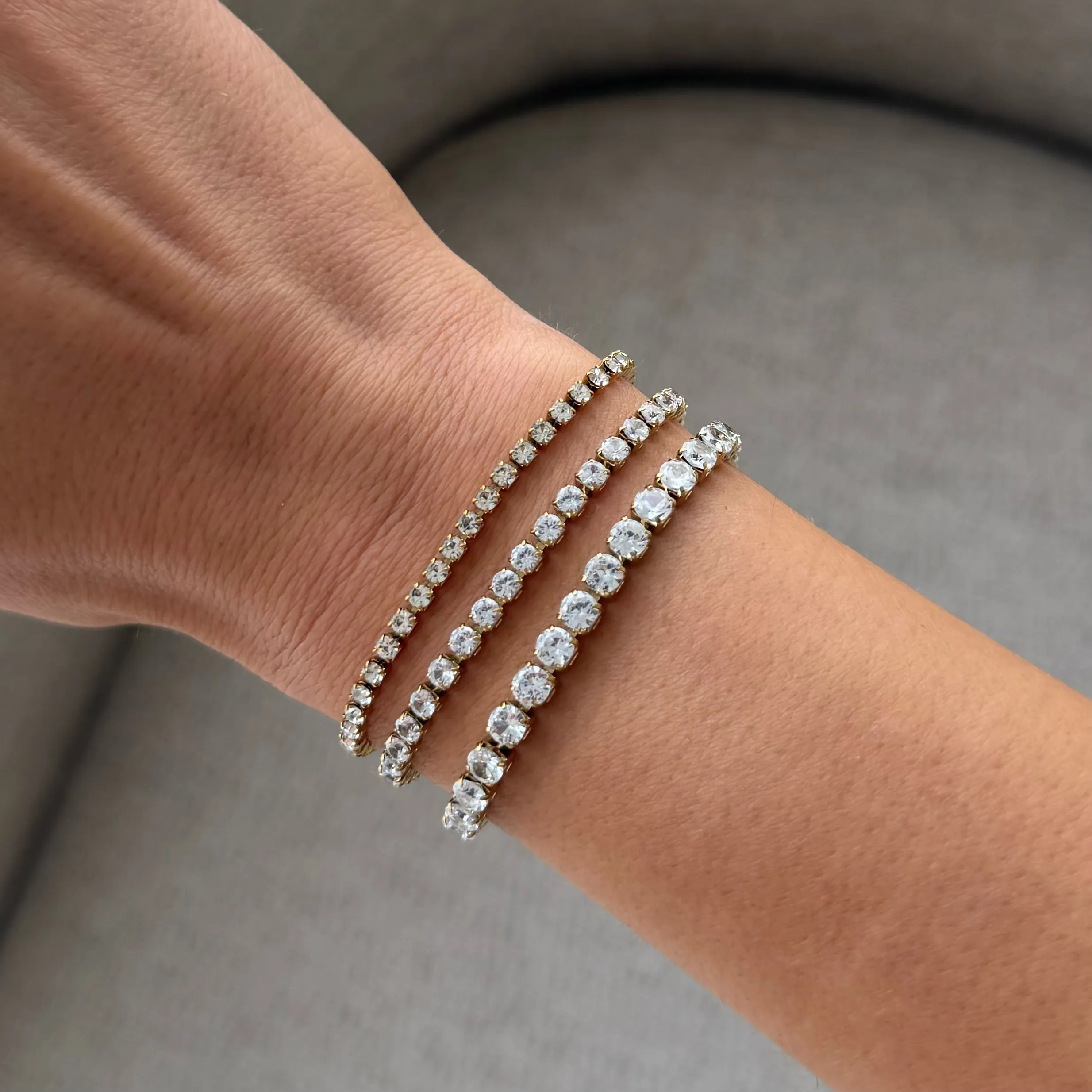 Champagne Queen Tennis Bracelet sold by Evry Jewels