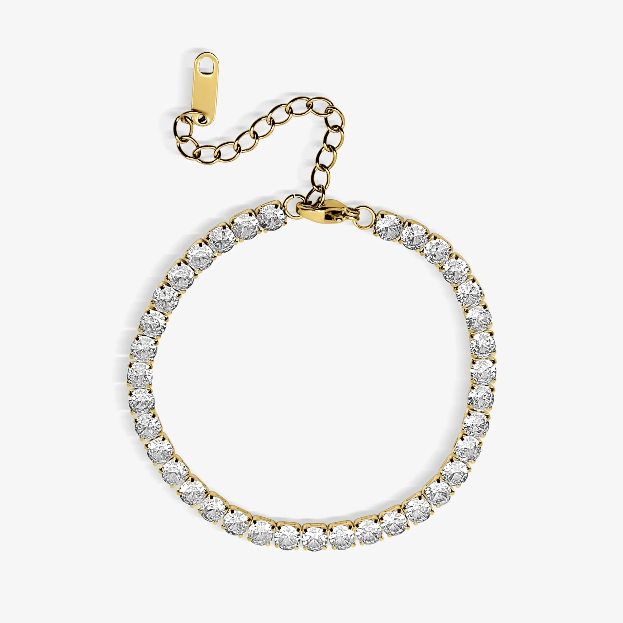 Champagne Queen Tennis Bracelet sold by Evry Jewels product image thumbnail 2