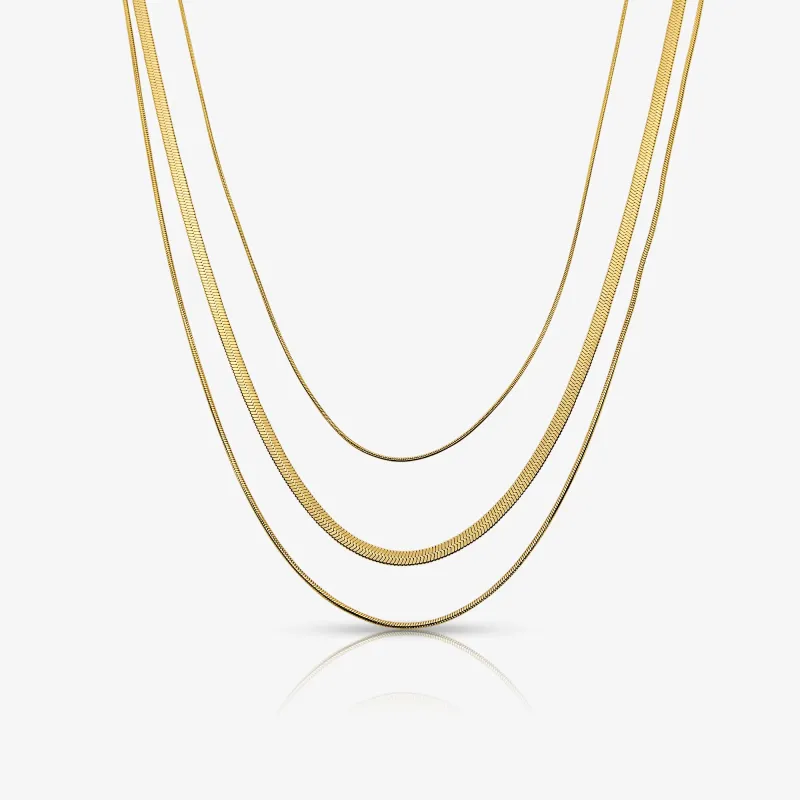 Queen Behaviour Triple Layered Necklace sold by Evry Jewels