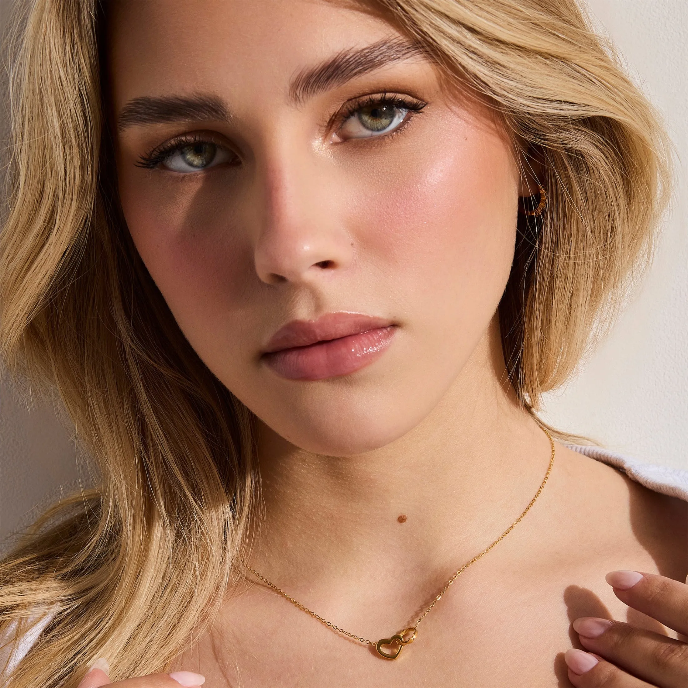 Linked Heart Necklace sold by Evry Jewels