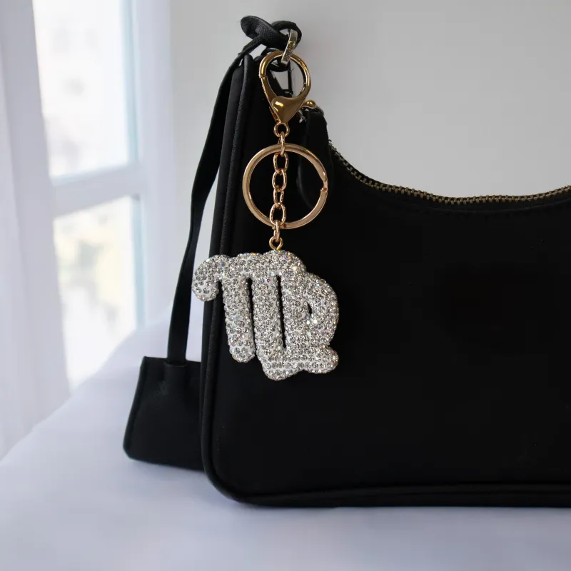 Zodiac Bling Bag Charm sold by Evry Jewels