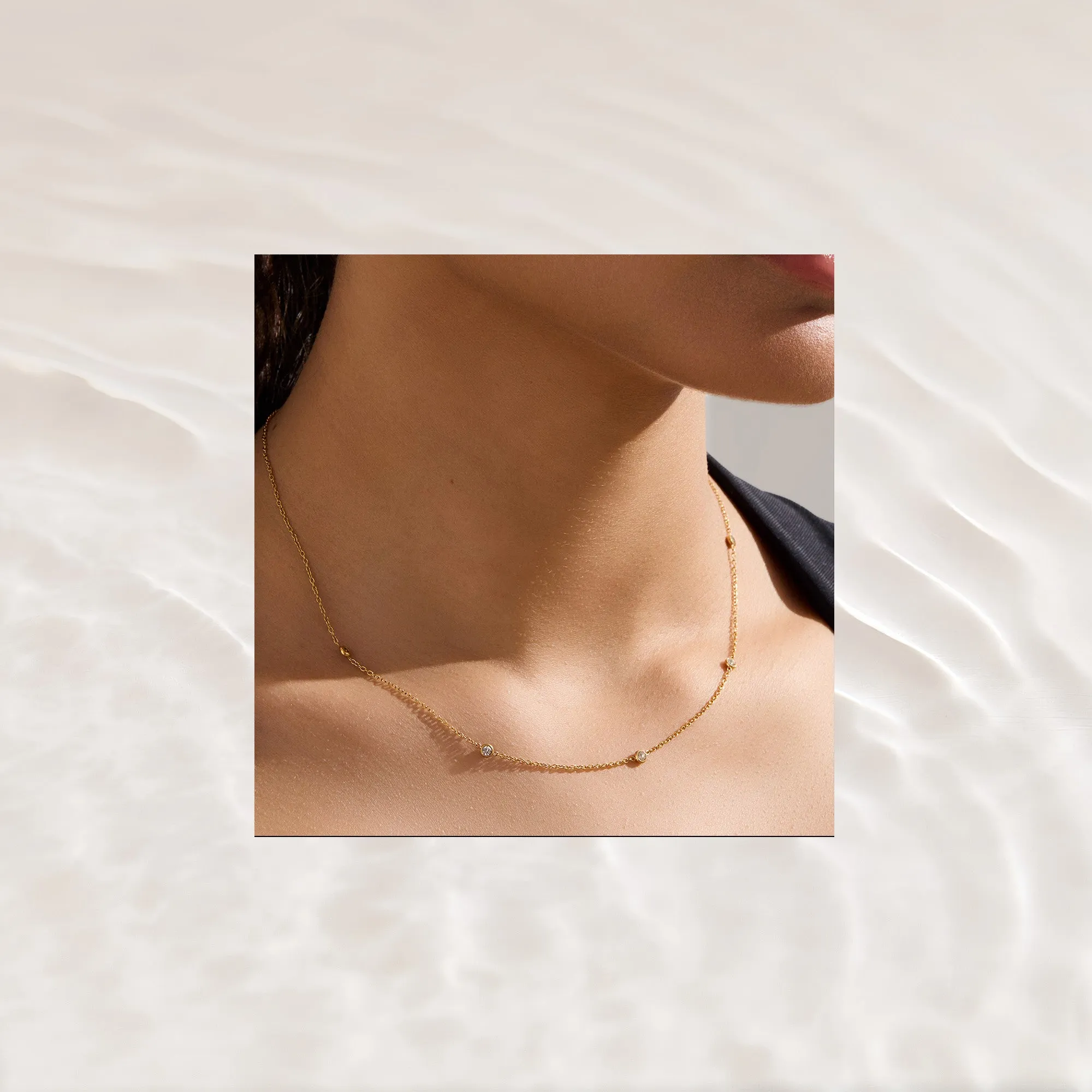 Stars in the Night Necklace sold by Evry Jewels product image thumbnail 3