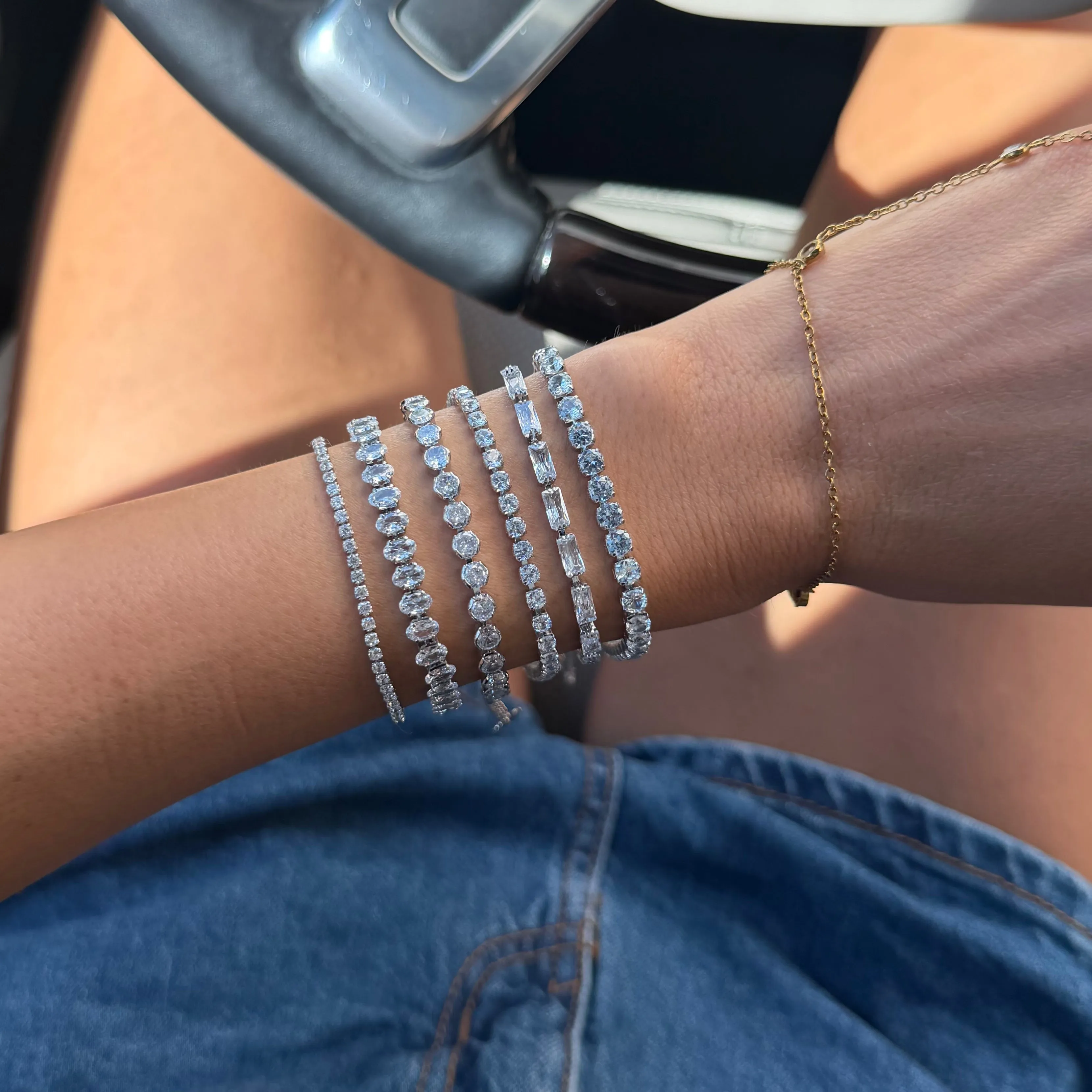 Three Wishes Tennis Bracelet sold by Evry Jewels product image thumbnail 3