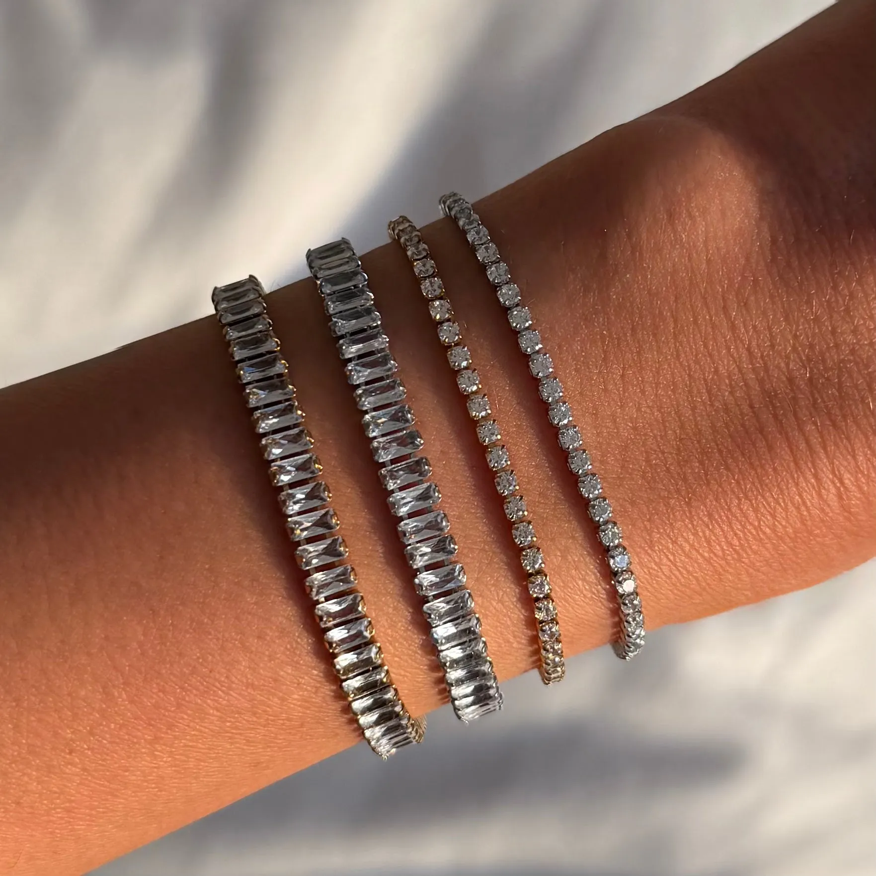 Three Wishes Tennis Bracelet sold by Evry Jewels product image thumbnail 4