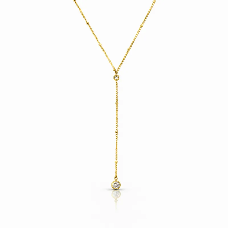 Raindrop Lariat Necklace sold by Evry Jewels