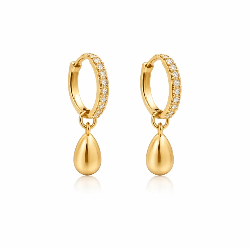 Shimmer Tear Earrings sold by Evry Jewels