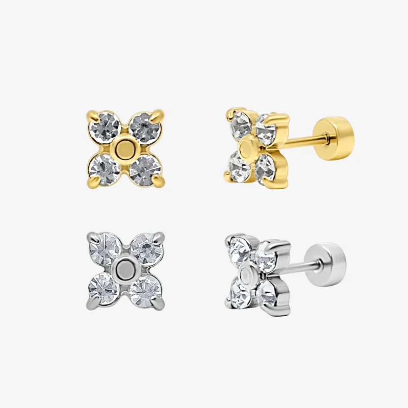 Hana Flat Back Earrings sold by Evry Jewels