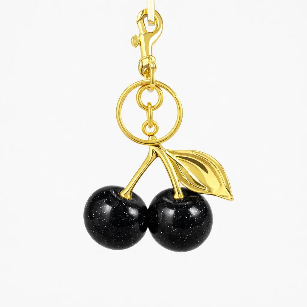 Red Cherry Bag Charm sold by Evry Jewels