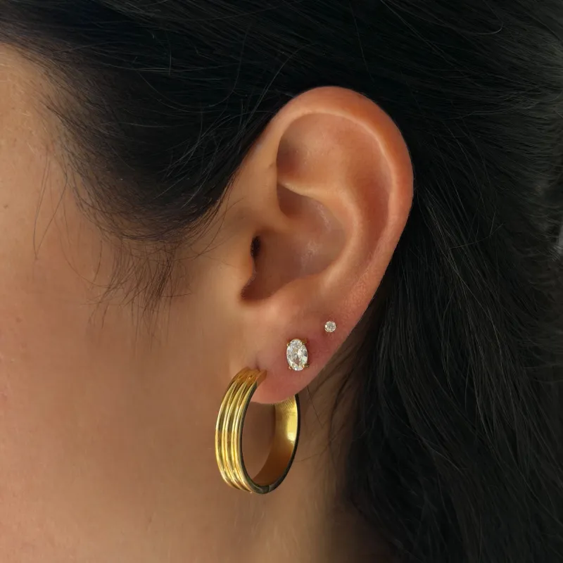 Havannah Hoop Earrings made by Evry Jewels