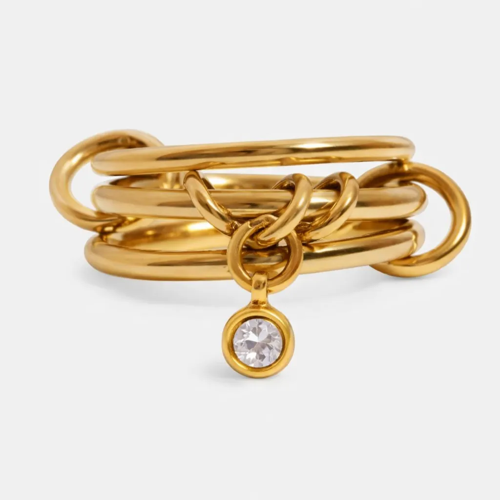 Ava Stacked Ring sold by Evry Jewels