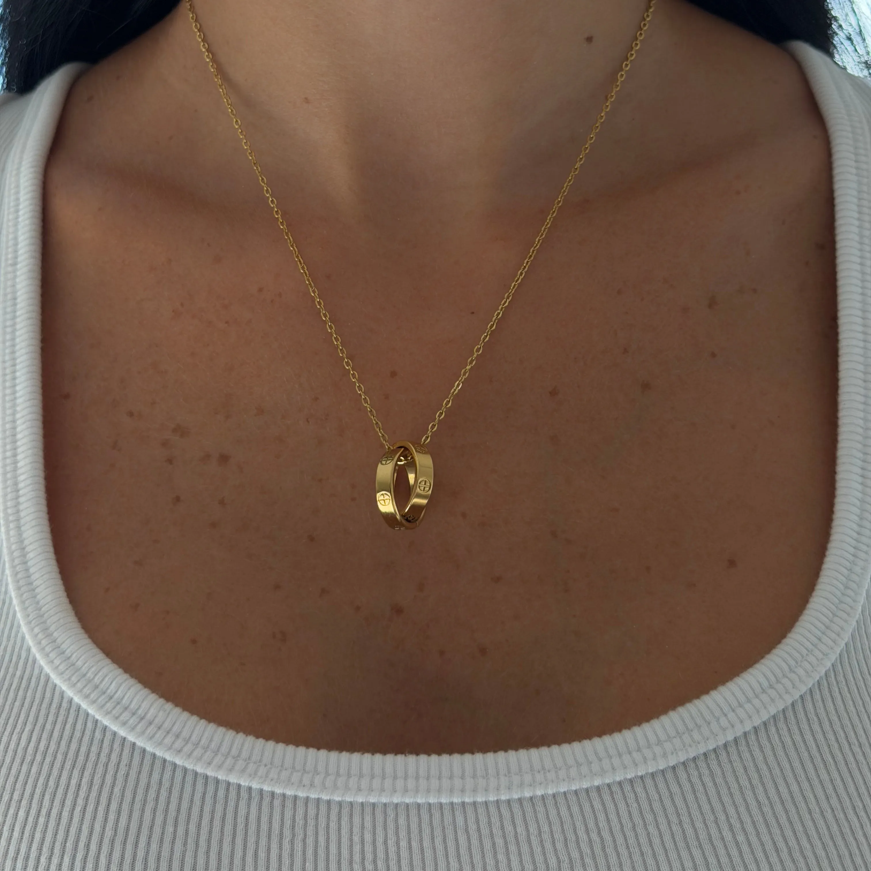 Linked Bestie Necklace sold by Evry Jewels product image thumbnail 2