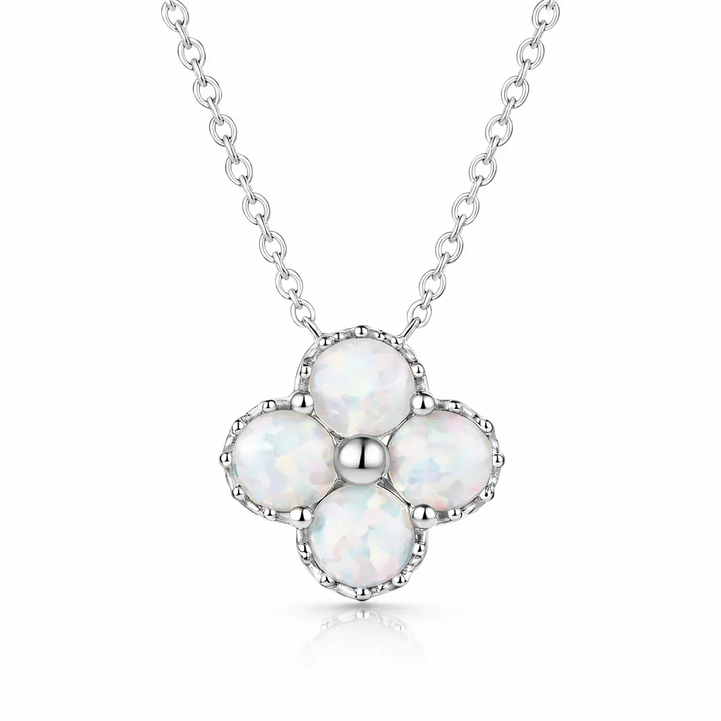 Opal Blossom Necklace sold by Evry Jewels product image thumbnail 4