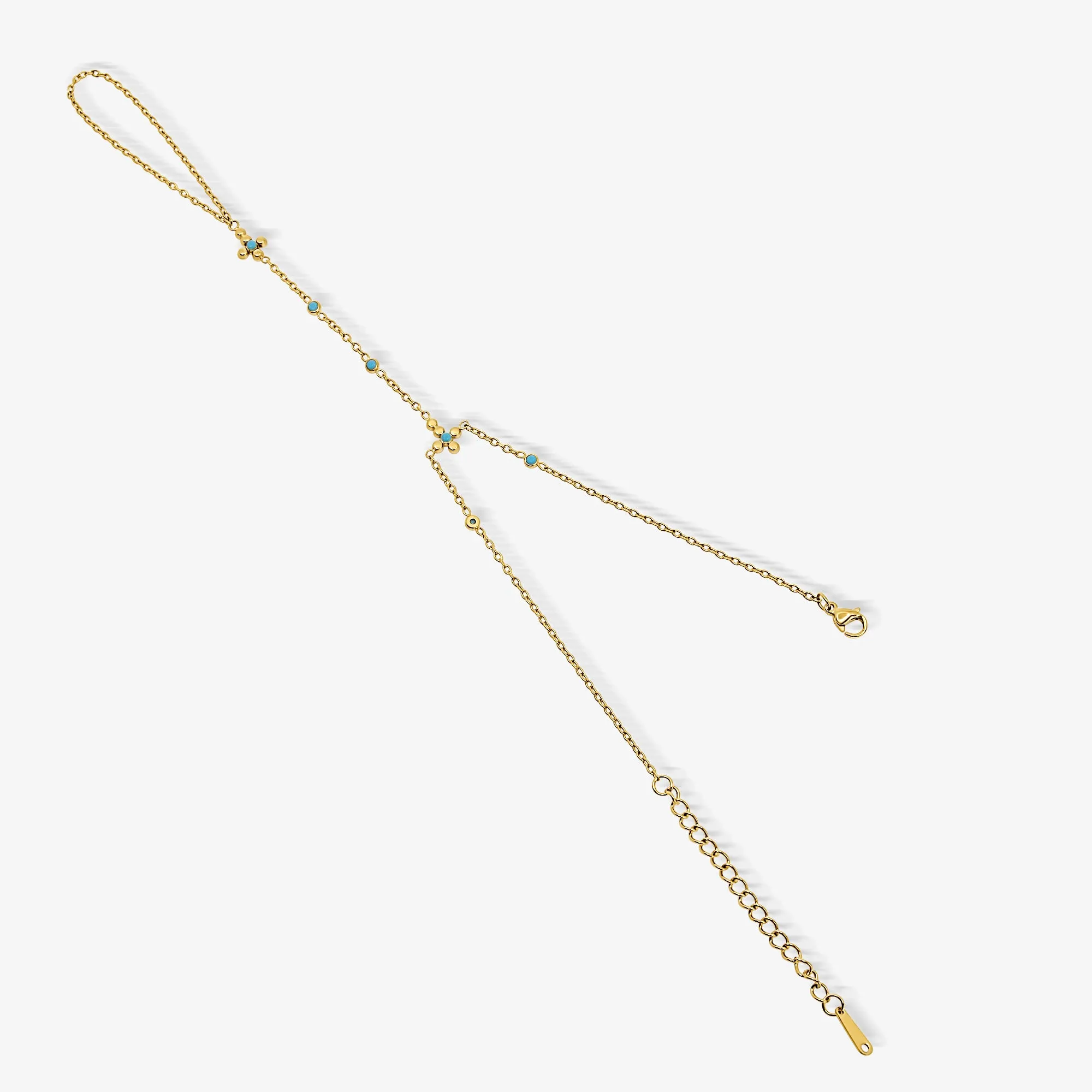 Aqua Dreams Hand Chain sold by Evry Jewels product image thumbnail 3