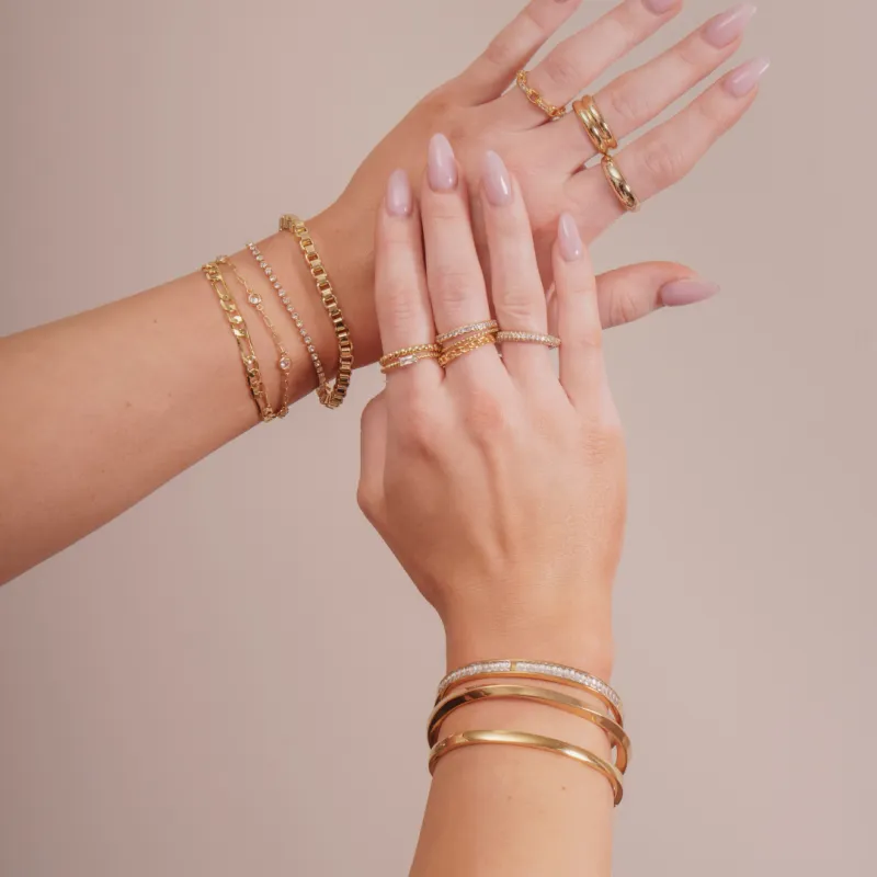Waterproof Bangle Collection made by Evry Jewels