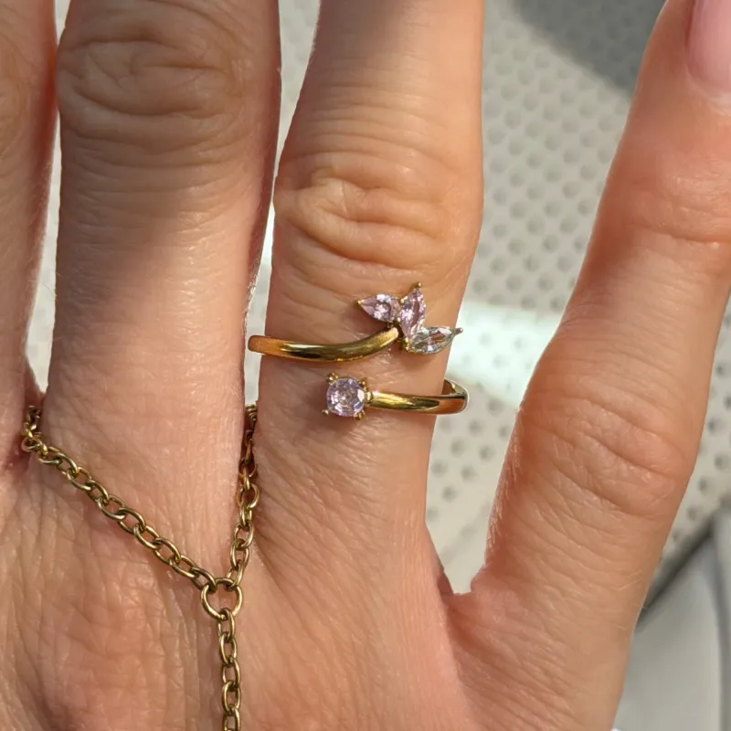 Blush Bloom Ring made by Evry Jewels