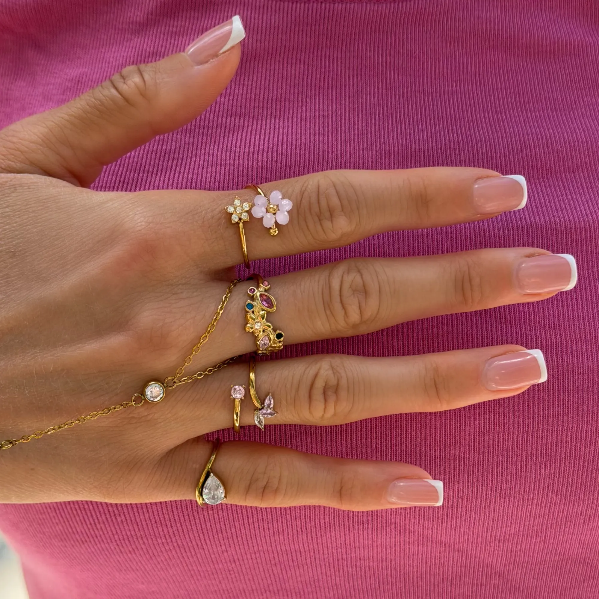 Blush Bloom Ring sold by Evry Jewels product image thumbnail 2