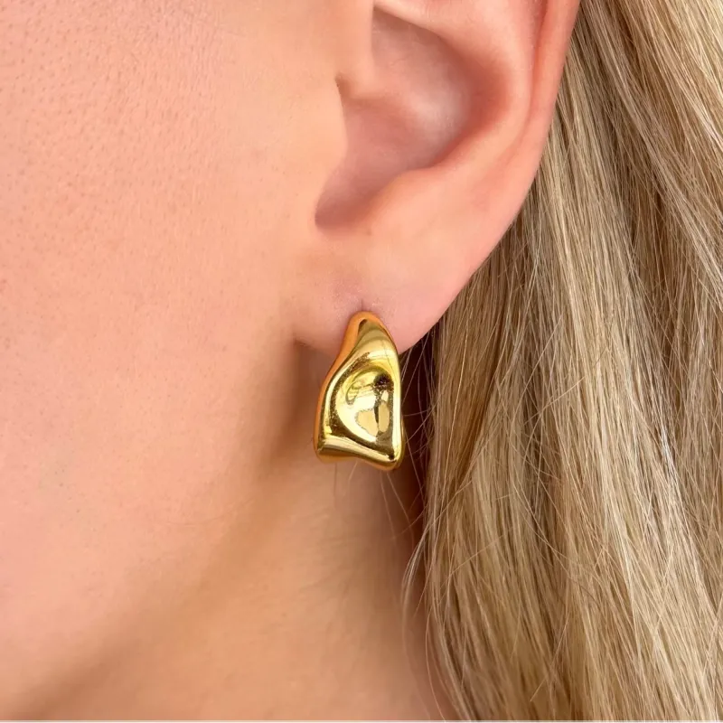 Liquid Dreams Hoop Earrings made by Evry Jewels