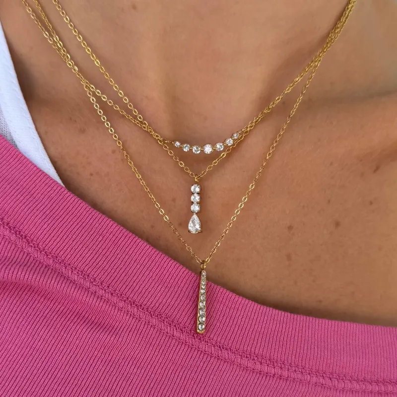 Main Event 3-Piece Necklace Set made by Evry Jewels