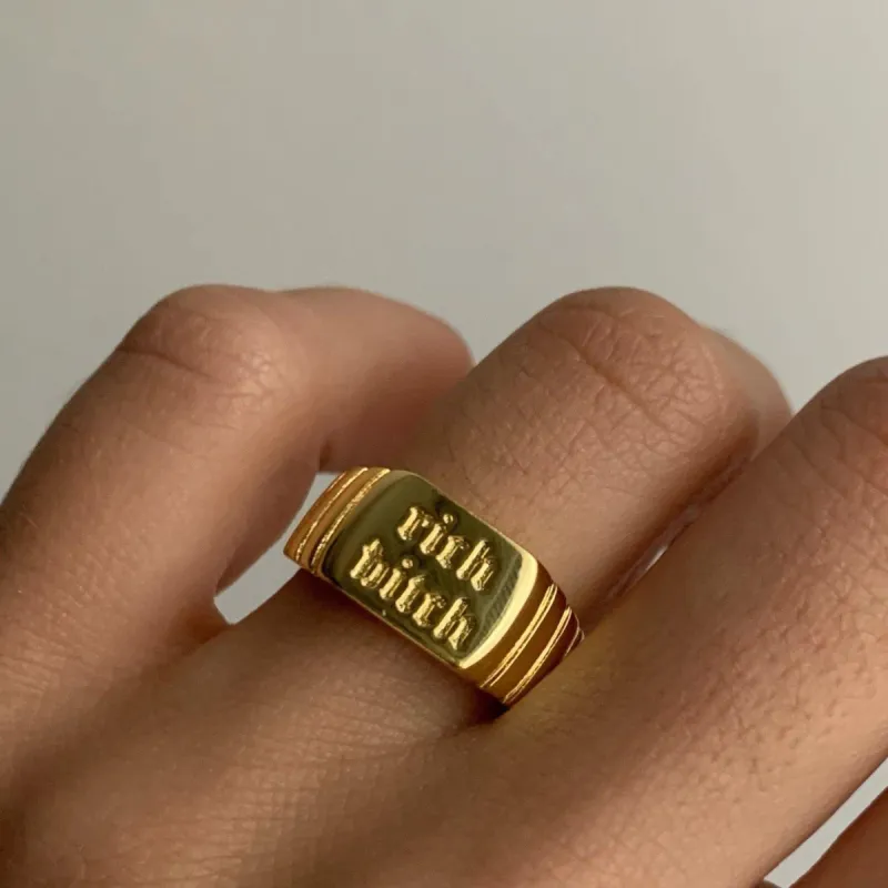 Rich B Ring sold by Evry Jewels