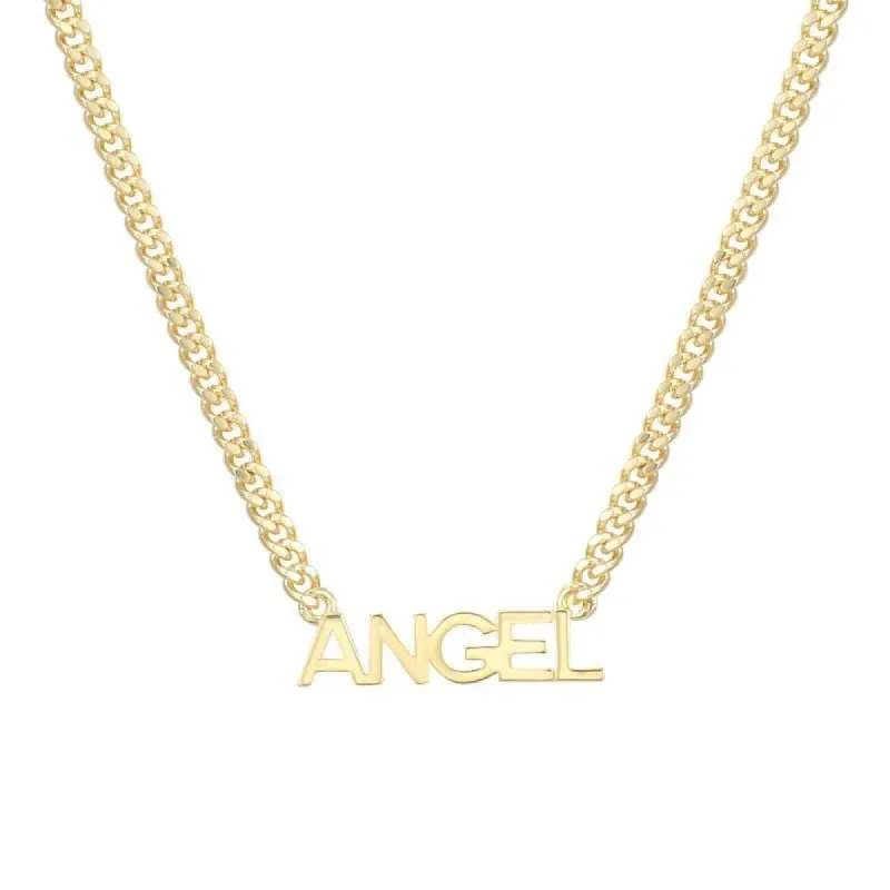 Don't Call Me Angel Necklace sold by Evry Jewels