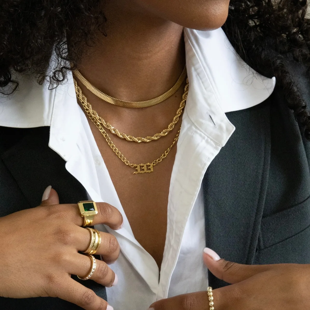 Roped Up Necklace sold by Evry Jewels product image thumbnail 3