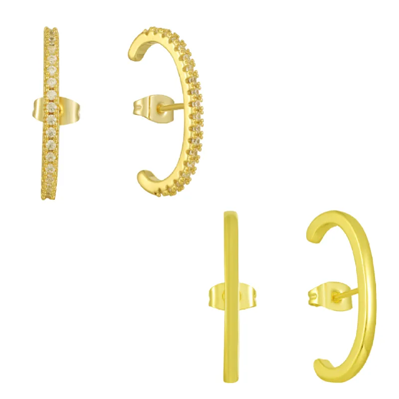 Industrial Earrings sold by Evry Jewels