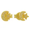 Star And Crescent Earrings sold by Evry Jewels